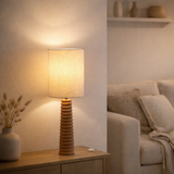 J-LIGNE LAMP FILLE - BOIS - NATUREL / GREY en situation