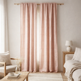 Rideau J-Line Réversible Paillette - textile - rose/champagne en situation