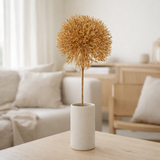 J-Line fleur artificielle Allium - plastique - ocre - grand en situation