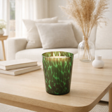 Bougie parfumée J-Line Noa - Bois de santal - verre - vert - moyen - 68U en situation