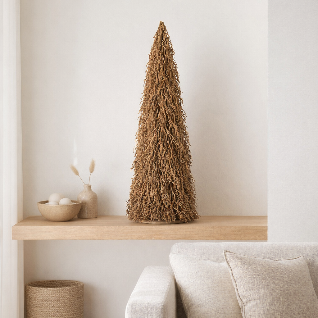 J-Lline Decoration Tree de Noël - Theboomhout - Naturel - Large en situation
