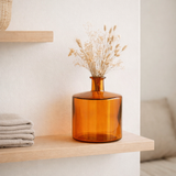J -line Vase large - verre - orange - petit - 26 cm de haut en situation