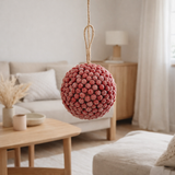 J -Liline Pendant Bal Berries paillettes - Plastic - rouge - grand en situation