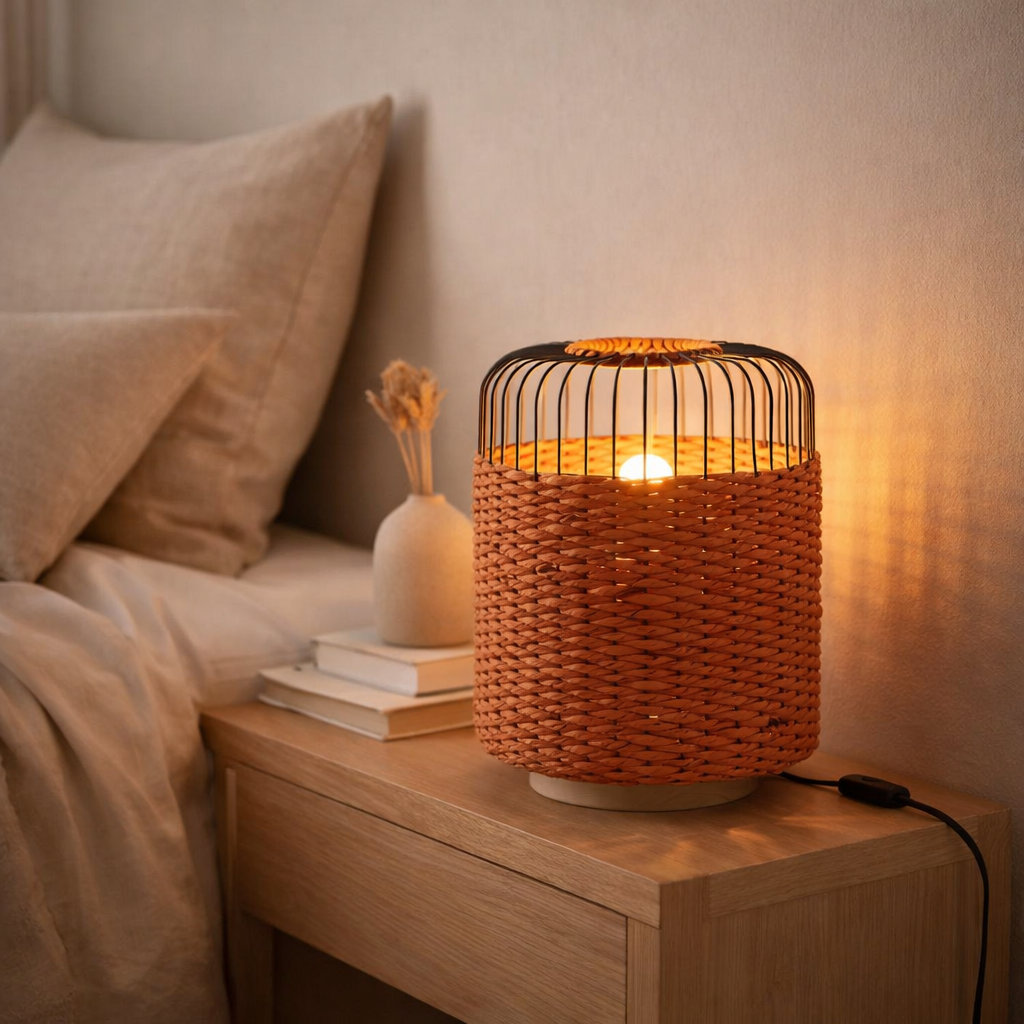 Lampe J-Line - métal - orange en situation