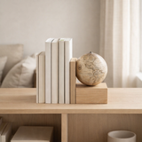 J -line Pendant Globe - Plastic - Beige en situation