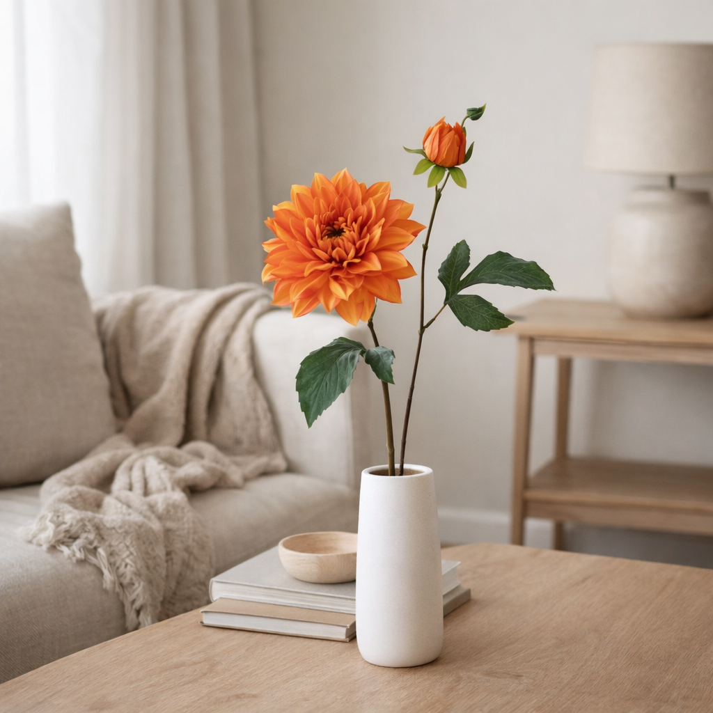 J-Line Dahlia Elise - plastique - orange en situation