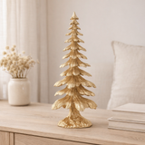 Décoration J -line Denneboom - Polyresin - Gold - Large en situation