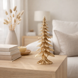 Décoration J -line Denneboom - Polyresin - Gold - Small en situation