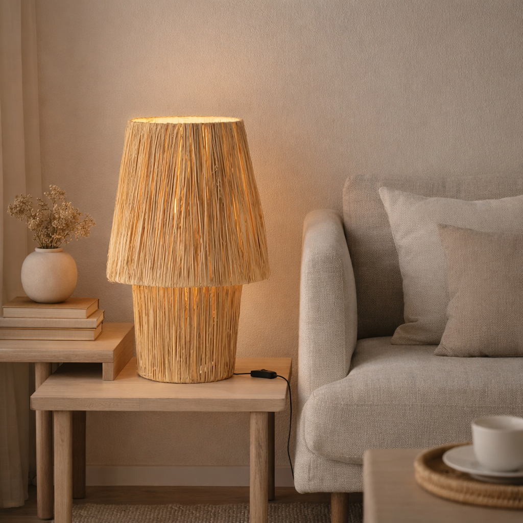 J-LIGNE LAMP SARA - MEAU - Naturel en situation