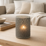 Lanterne J-Line Pattern - verre - gris en situation