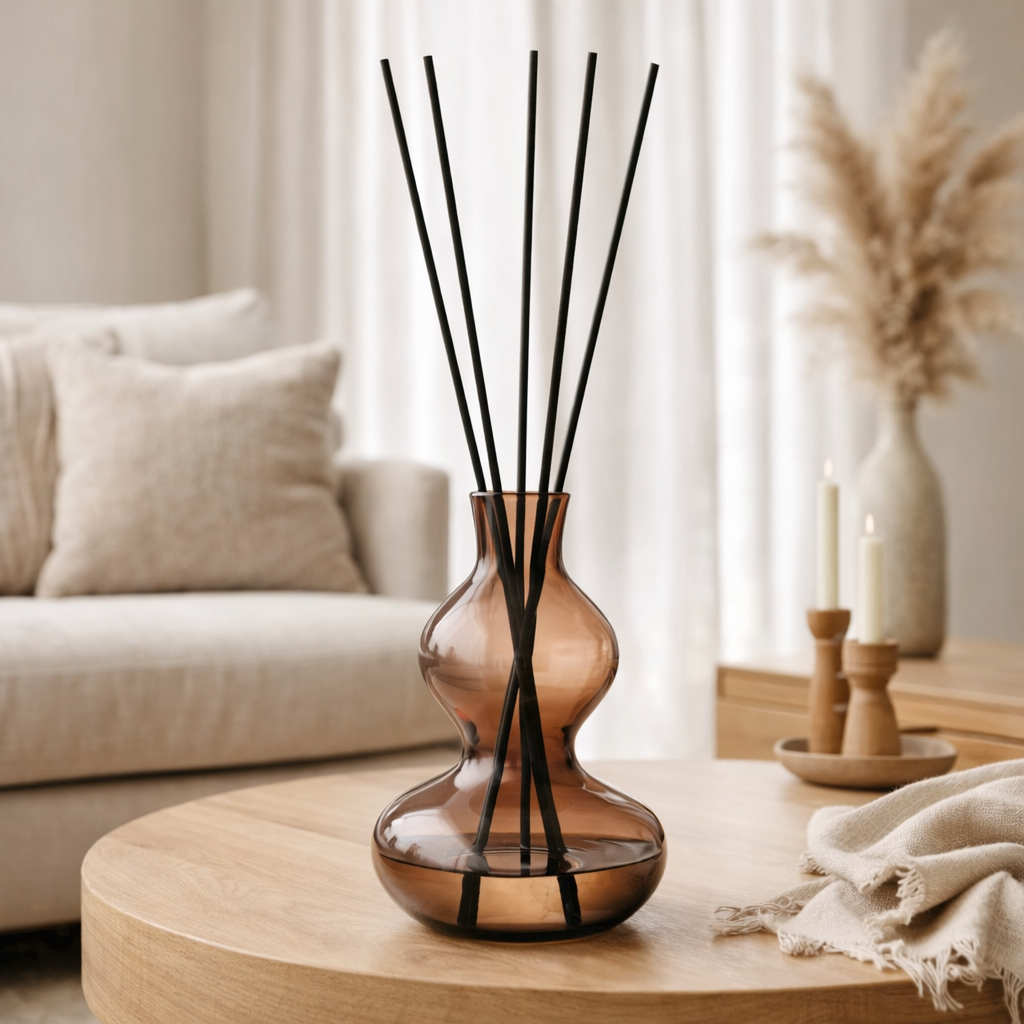 J-line Geurolie li-ly Land - Glas - Bruin - Large en situation