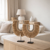 Collier de décoration J -line + Stand Dora - Shells - Beige - L en situation