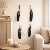 J -line Slinger - Feathers - Brown / Black en situation