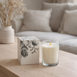 J-Line Bougie Parfumée Figues Baies Feuilles Cire de Coco Grande - 50 Heures en situation