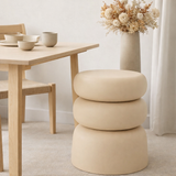 Table d'appoint J-Line Lise - fer - beige en situation
