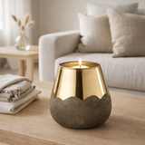J -line Windlicht Nevada - Glass - Gold - Large en situation