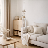 J-Line suspension Bouteille - verre/bois - naturel/blanc - grand en situation