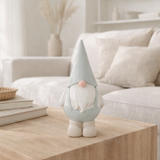 J-Line Gnome Céramique Blanc/Bleu Clair Petit en situation