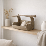 J-line Decoration Half Stam Handle - Wood - Naturel en situation