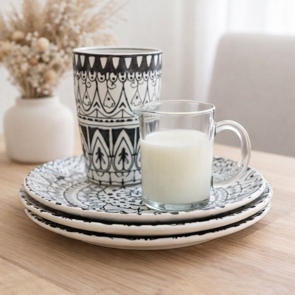 Carafe J-Line Ella - verre - transparent - petite en situation