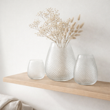 Vase j -line vérifié - Verre - Transparent - Large - Ø 25,5 cm en situation