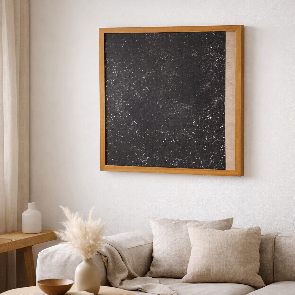 J-Line Frame Teintures Toile/Bois Mix en situation