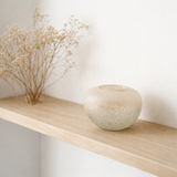 Photophore J-Line - vase Ball - verre - beige en situation