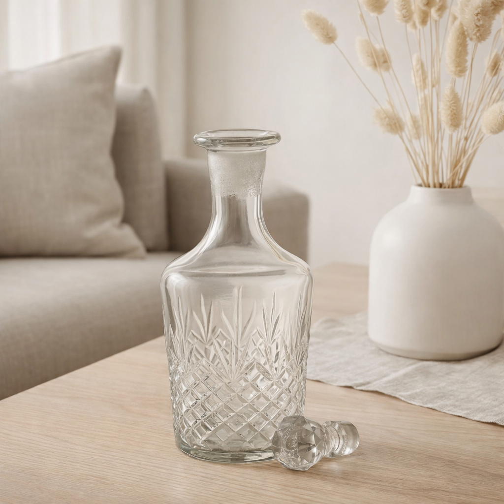J-Line décoration Bouteille Faune - verre - transparent - grand en situation
