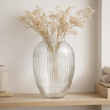 Massif en vase J -line - Verre - Transparent - 61 cm de haut en situation