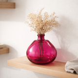 Bulle de vase J -line - Verre - Fuchsia - Ø 31,5 cm en situation