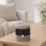 Bougie cylindrique J-Line Topo - gris - 64U en situation