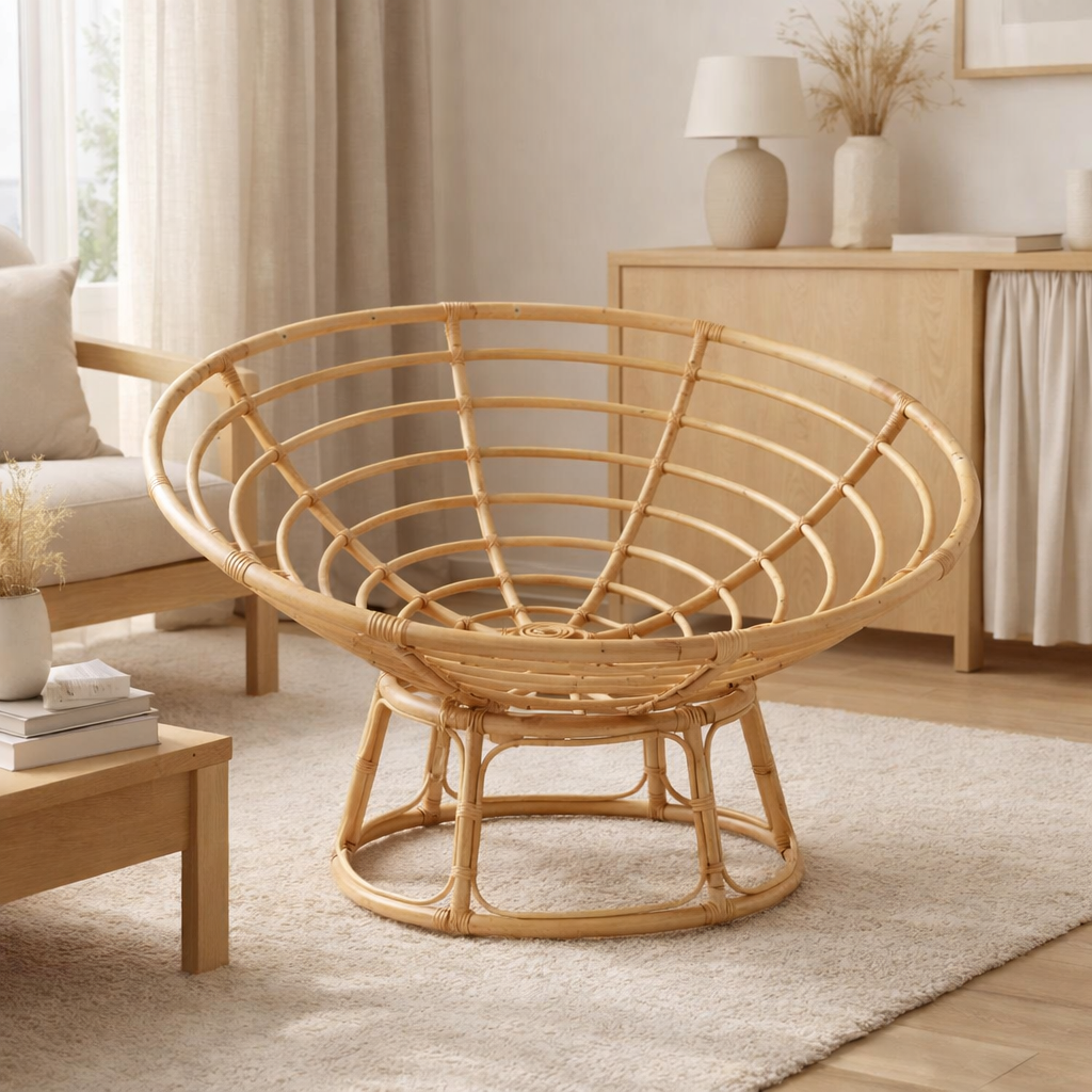Canapé J-Line Celine + Coussin Rotin Naturel en situation