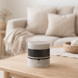 Bougie cylindrique J-Line - gris clair - L - 75U en situation