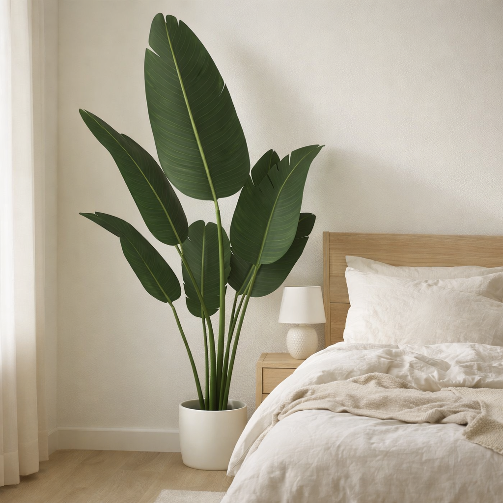 J-Line Strelitzia Plastiek Vert Petit en situation