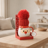 J-Line Sac+Chapeau Père Noël Coffret Céramique Mix en situation