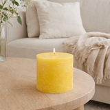 Bougie cylindrique J-Line - jaune - 64U en situation