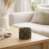 J-Line Support pour Teelight Mosaïque Courbe Verre Mix Petit en situation