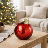 Boule de Noël J-Line - verre - rouge - S - LED en situation