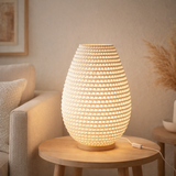 Lampe J-Line Twisted - métal - blanc en situation