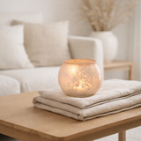 Lanterne J-Line - verre - rose - grande en situation