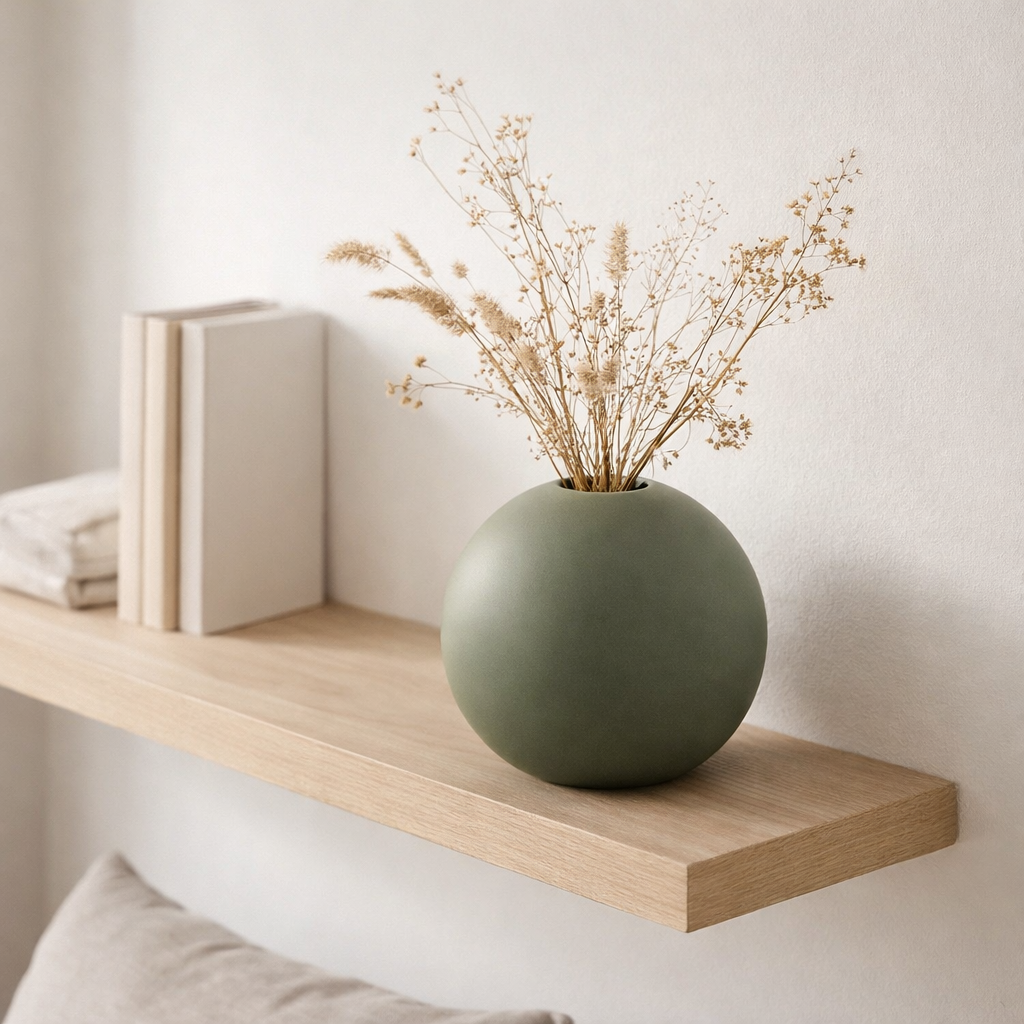 J -line Vase Bol - Céramique - Green - Moyen - Ø 18 cm en situation