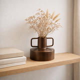 J -line Vase Romana - Iron - Bronze - Ø 18,5 cm en situation