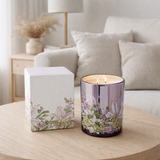Bougie parfumée J-Line Walk In The Woods - Mimosa & Rose - rose - L - 55U en situation