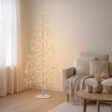 J-Line décoration Boom 2700 Led - métal - blanc - M en situation
