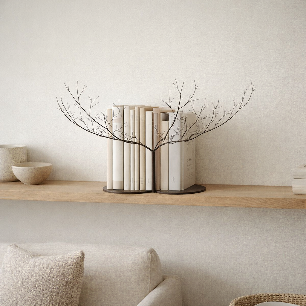 J -line Decoration Boom - Metal - Brown - Large en situation