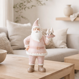 J-Line Gâteau Père Noël Résine Blanc/Rose en situation