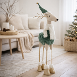 Figurine J-Line Renne debout - polyester - mix - L en situation