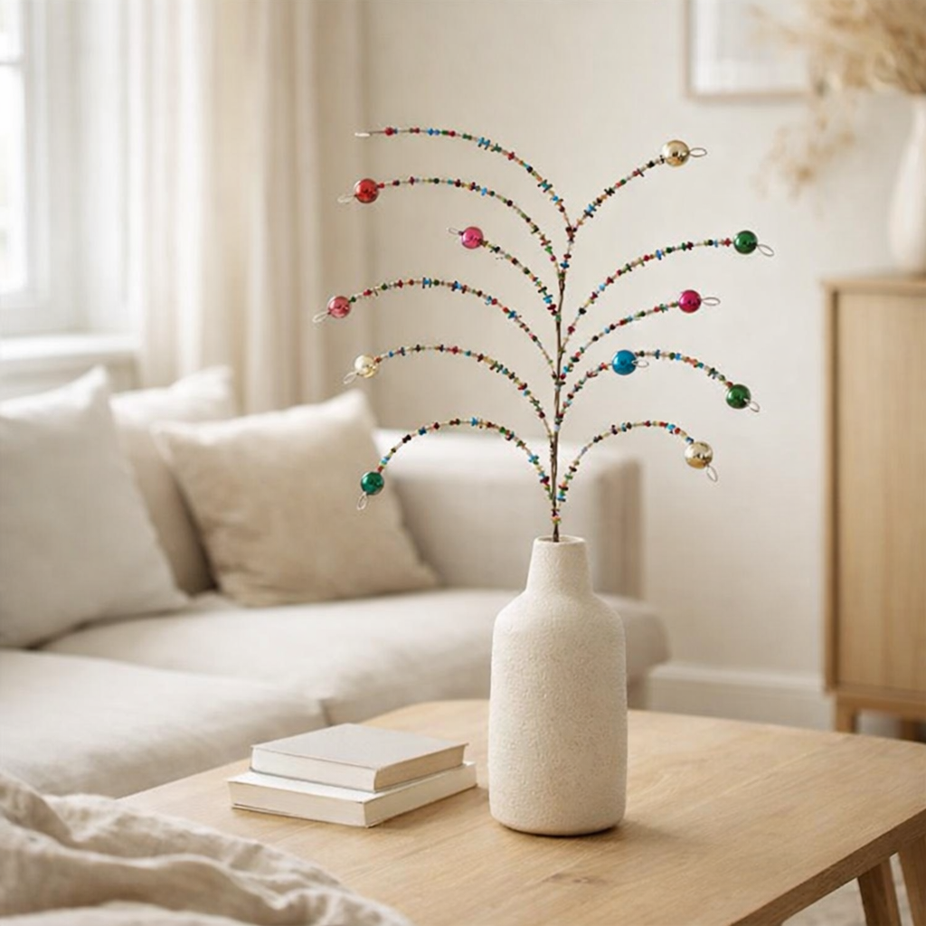 J-Line décoration Branche Perles - fer - mix en situation