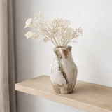 J -line Vase Maan Distorisé - Céramique - Mélange - 26,5 cm de haut en situation