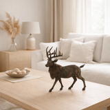 J-Line Figure Hert Bont - Polyresin - Brown - Small en situation